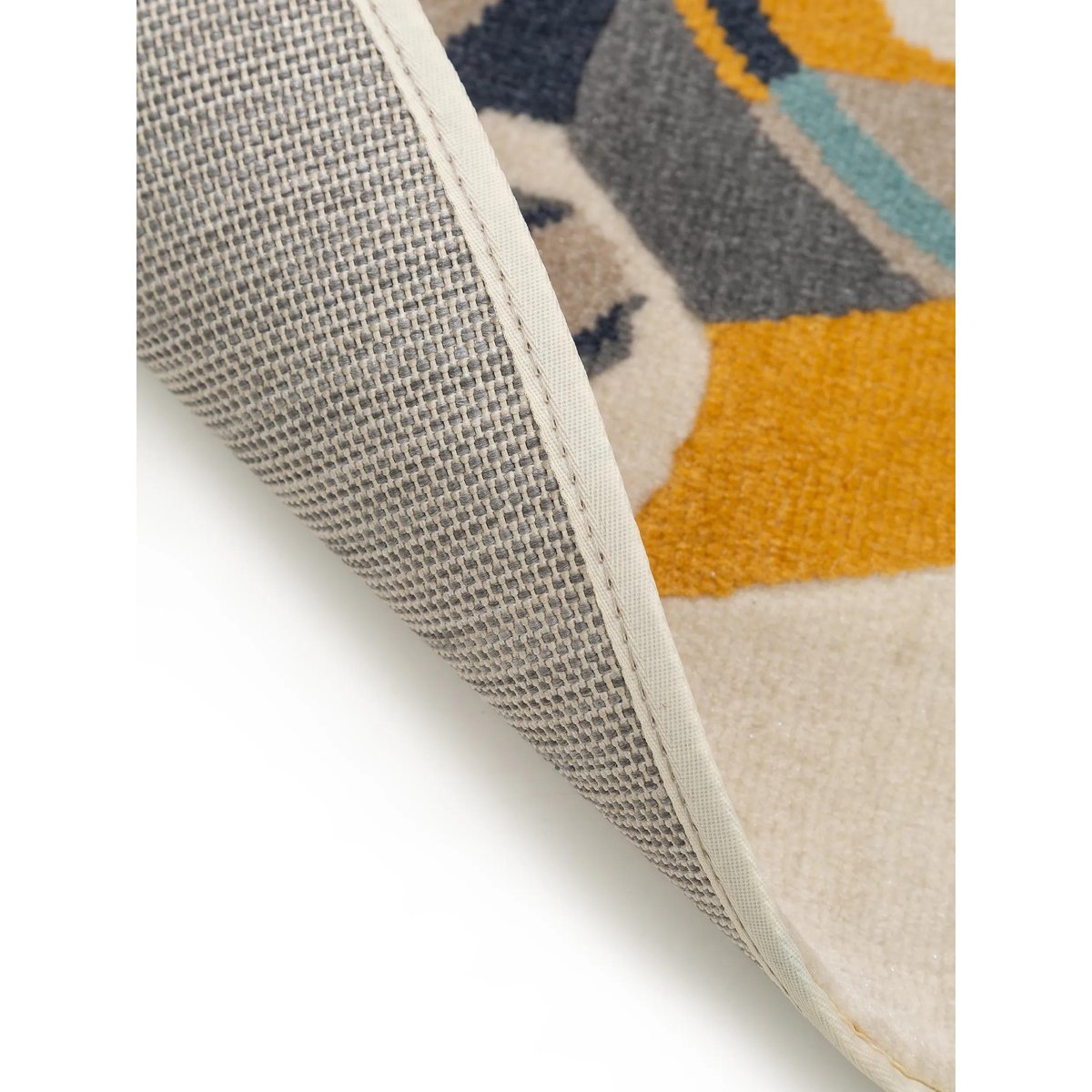 Tapis enfant rond APOLLO crème, BENUTA