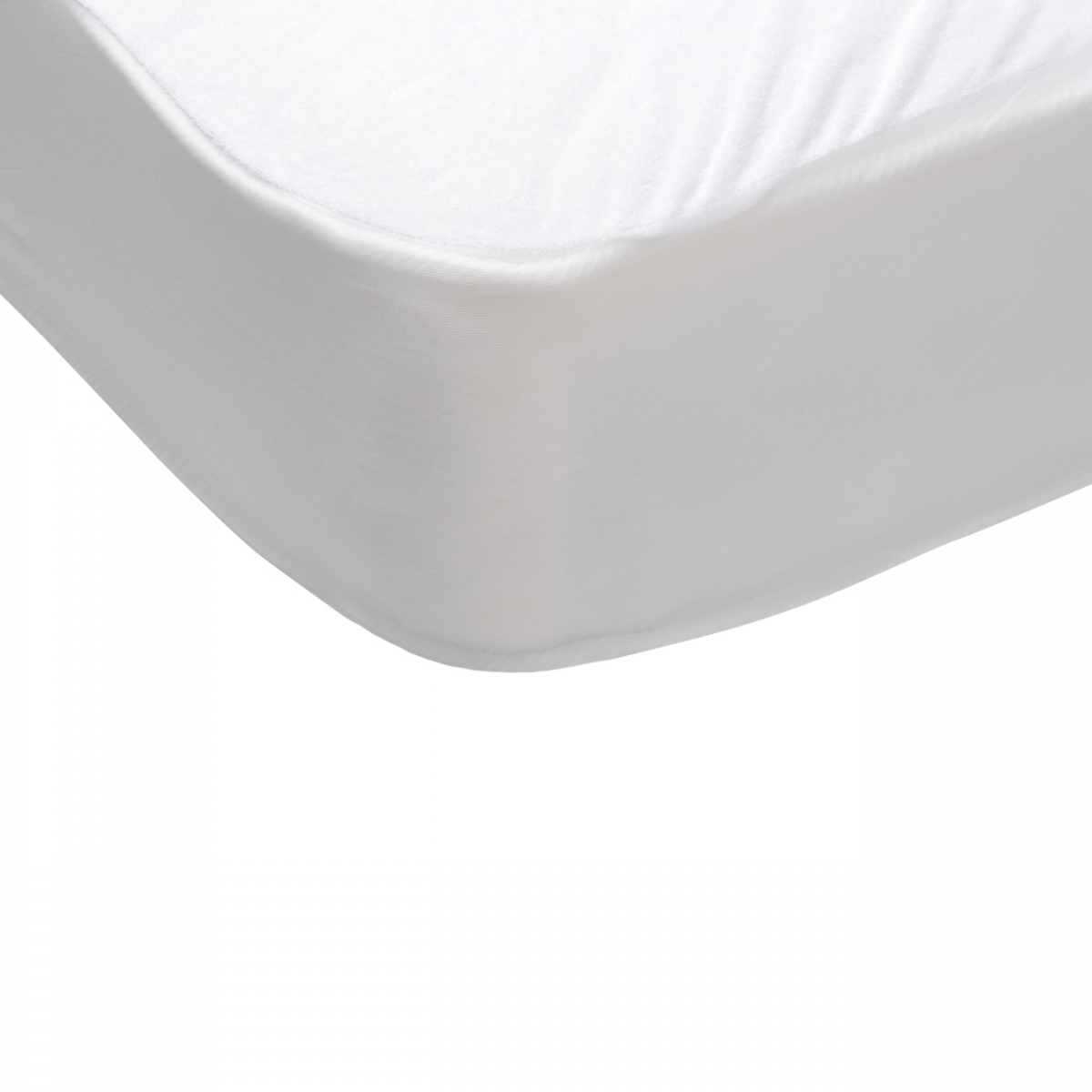 Lot de 2 Alèses Protège-matelas imperméables et respirants blanc, BLEU CALIN