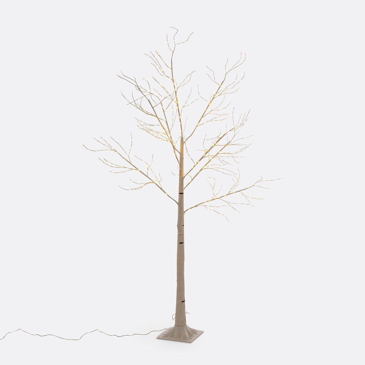 Arbre de noël lumineux H180 cm, Djeva blanc, LA REDOUTE INTERIEURS