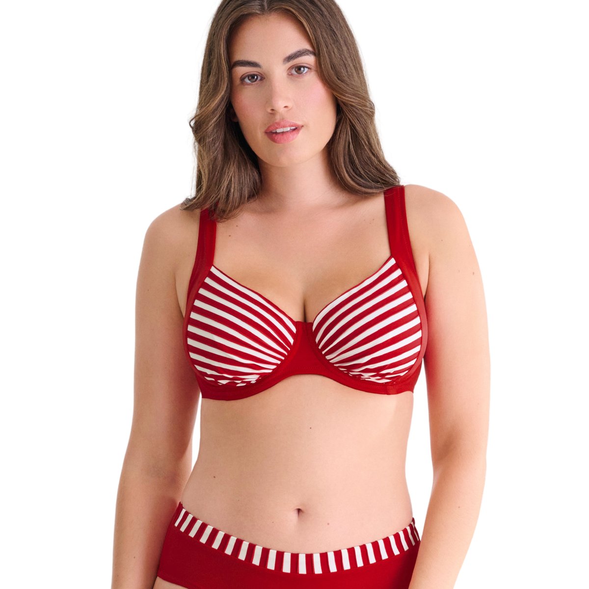 Haut maillot de bain armaturé BONDI BEACH F à G rouge, LISCA