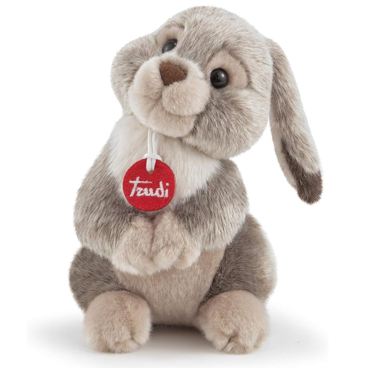 Peluche Lièvre Lino 19 cm gris, TRUDI