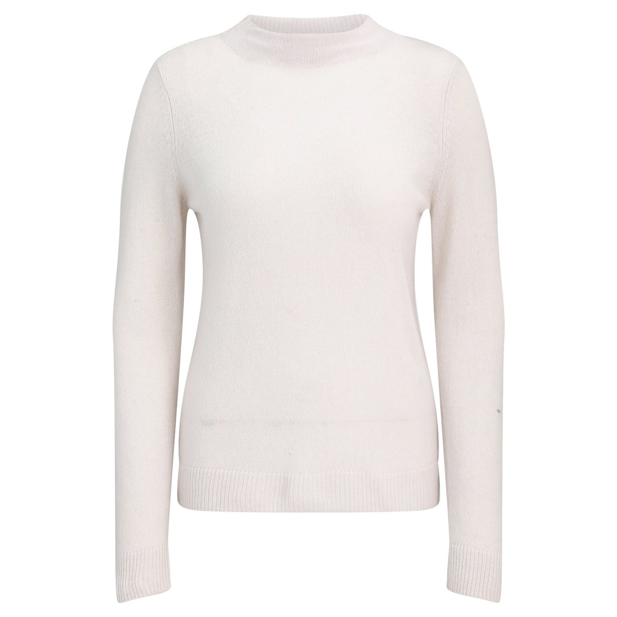 Pull en cachemire à col droit pastel sand, BETTY BARCLAY
