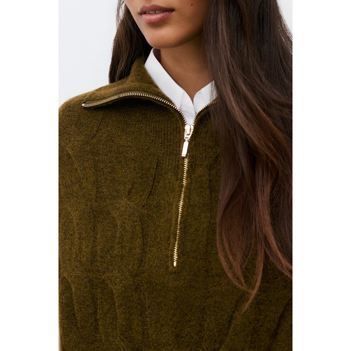 Pull sans manche MTANIS vert kaki, CAROLL