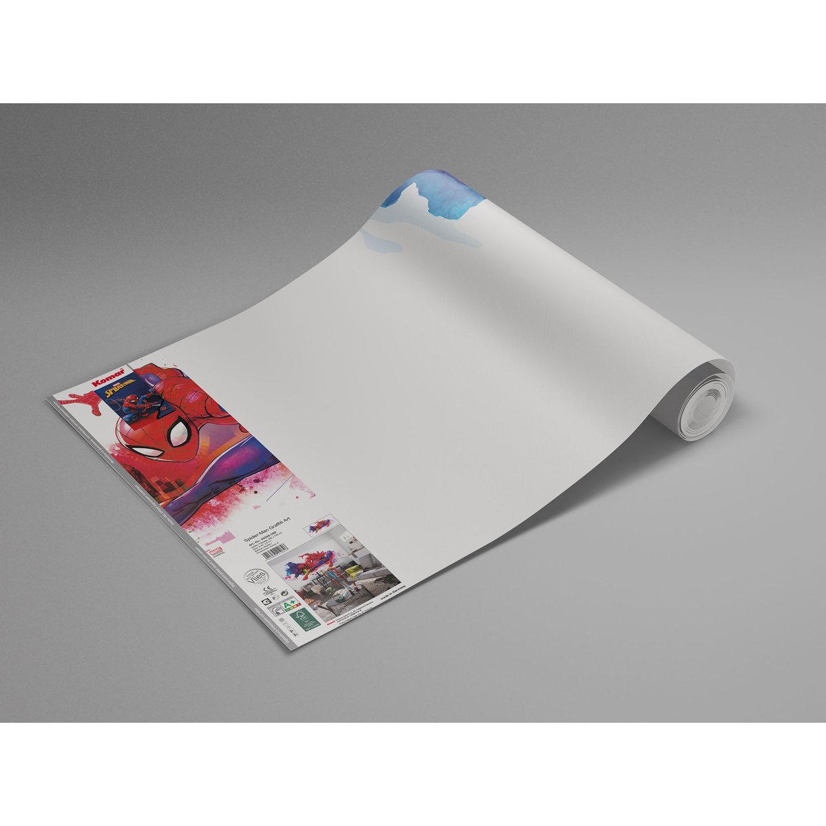 Papier peint Komar - Spider-Man Graffiti Art - 300 x 150 cm multicolore, HEXOA