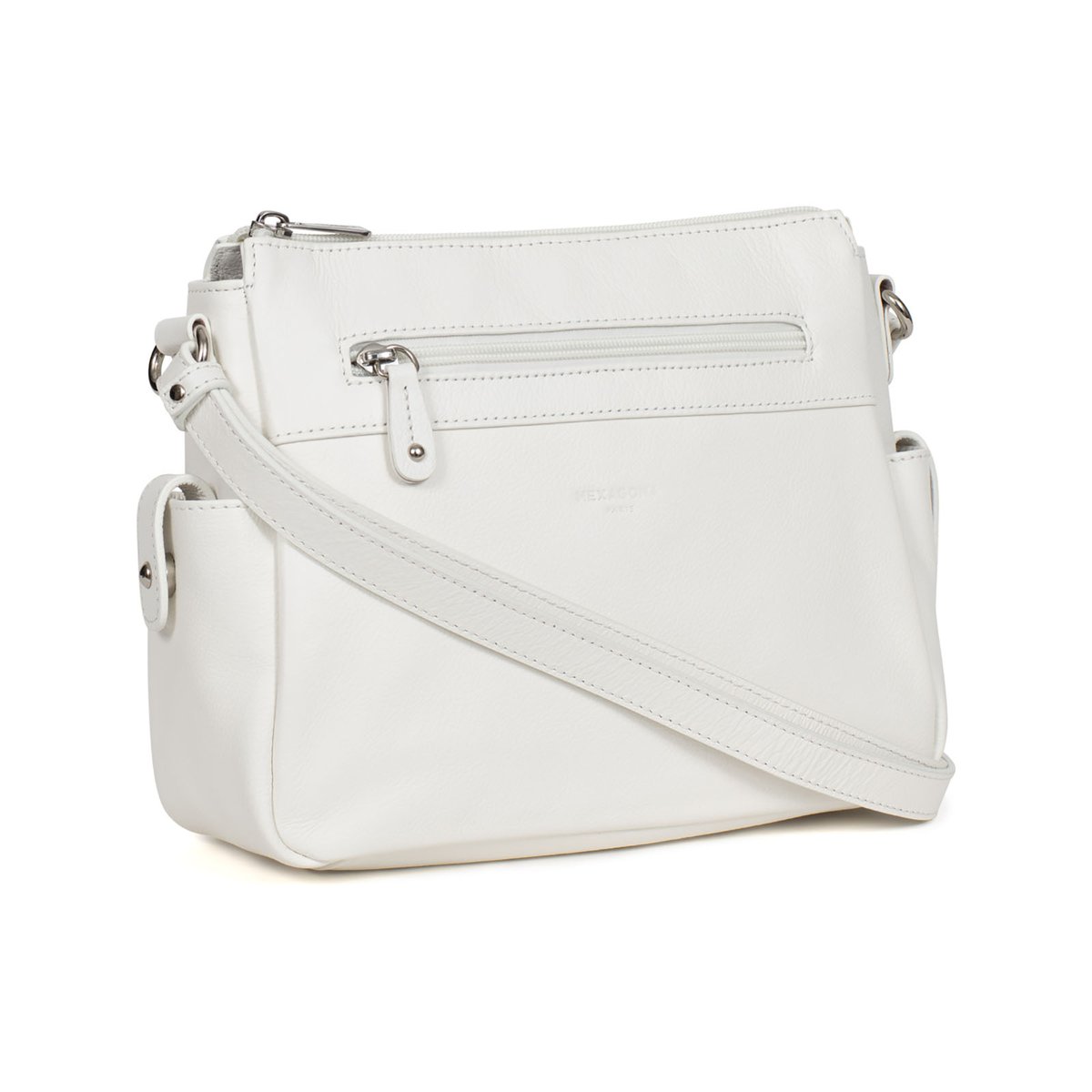 Sac porté travers  CONFORT blanc, HEXAGONA