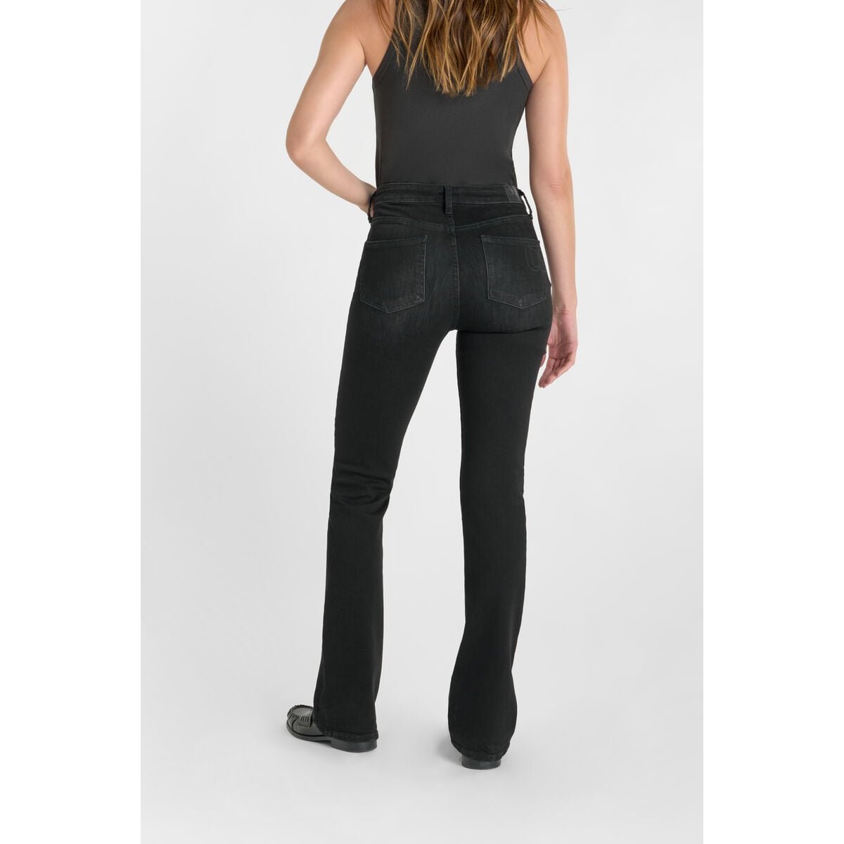 Jeans bootcut POWER bootcut, longueur 34 black / black, LE TEMPS DES CERISES