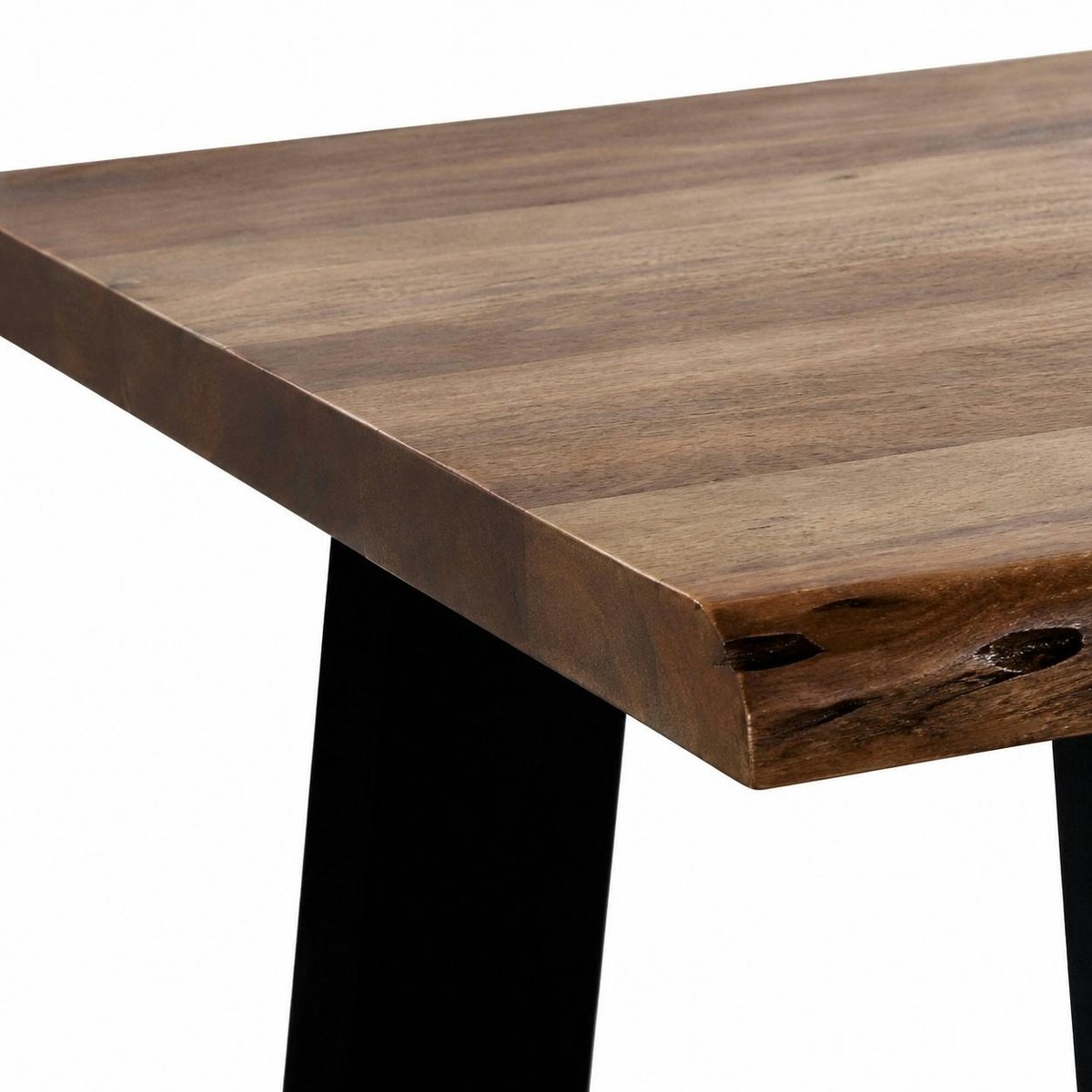 Table basse bois d'acacia à bords naturels CANYON bois naturel, PIER IMPORT
