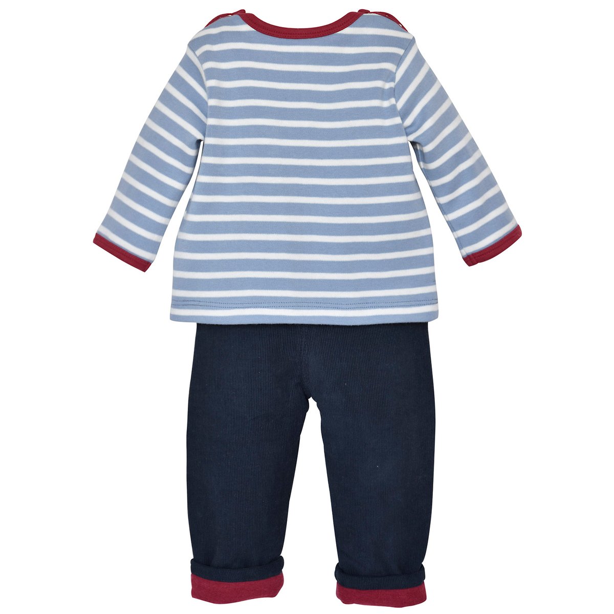 Ensemble pantalon et tee shirt garcon bleu, SUCRE D'ORGE