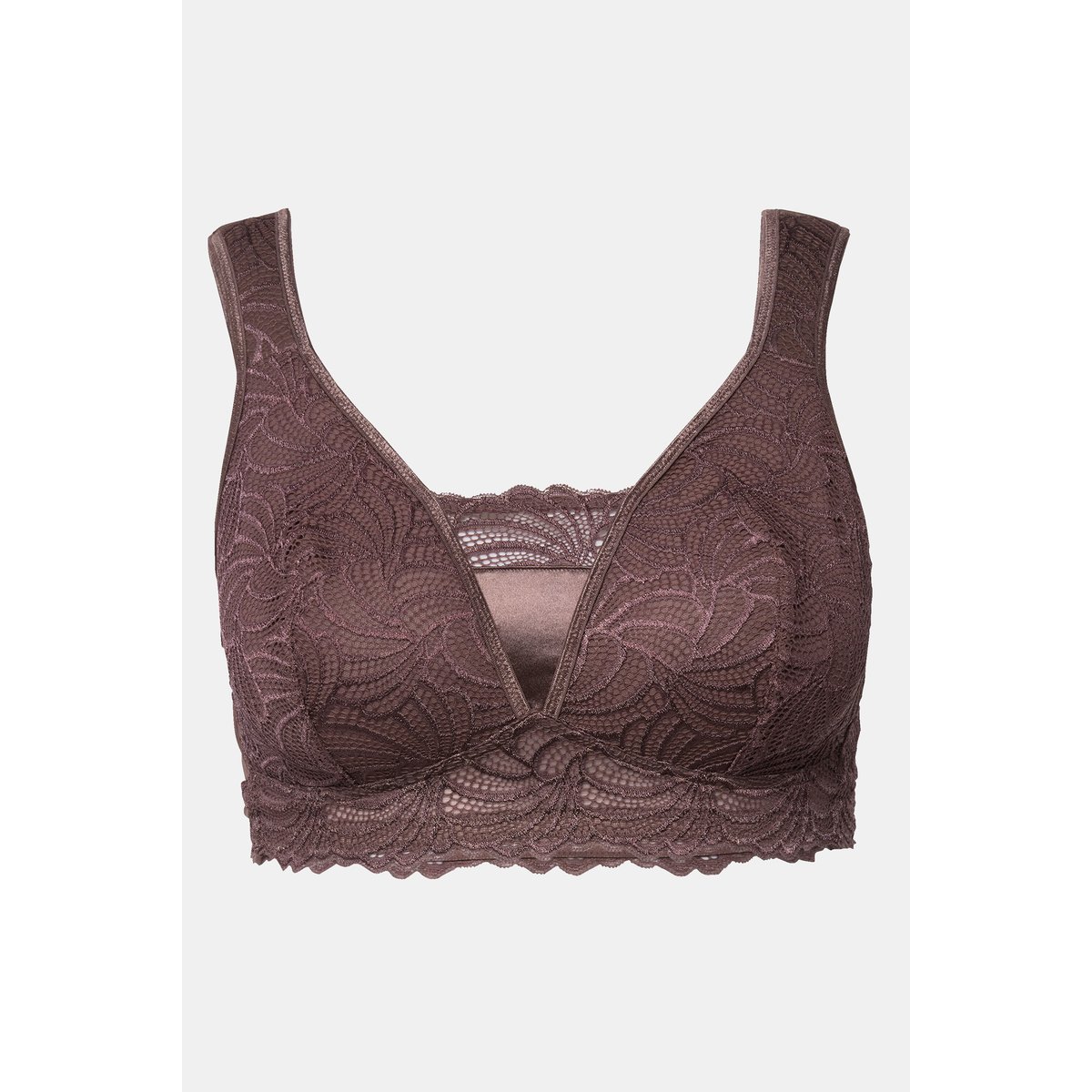 Bralette en dentelle, sans armatures . terre, ULLA POPKEN