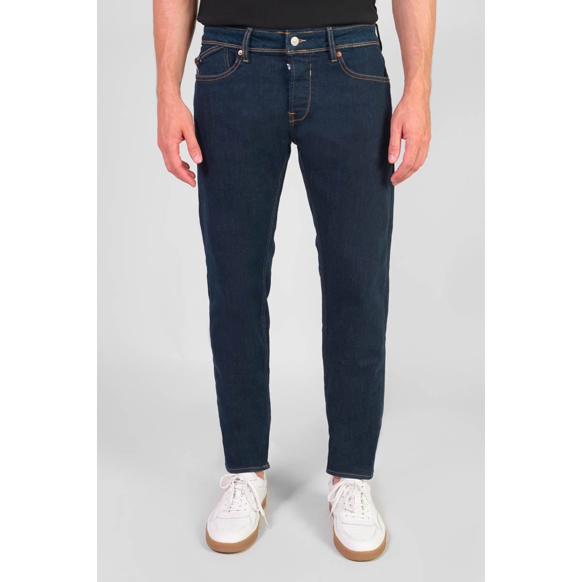 Jeans slim stretch 700/11, longueur 34 blue, LE TEMPS DES CERISES