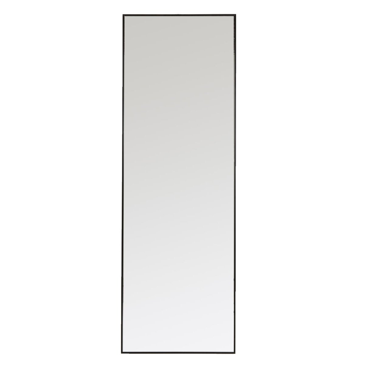 Miroir rectangle en aluminium 130x30, BELLA noir, KARE DESIGN
