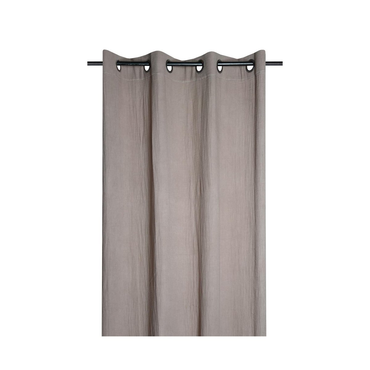 Rideau en gaze de coton Pop colors beige, EDEN
