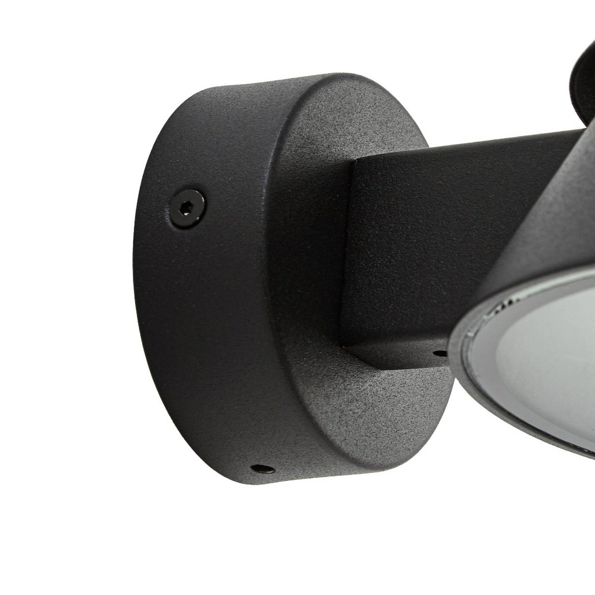Applique extérieure en aluminium moderneLED noir, LUCANDE