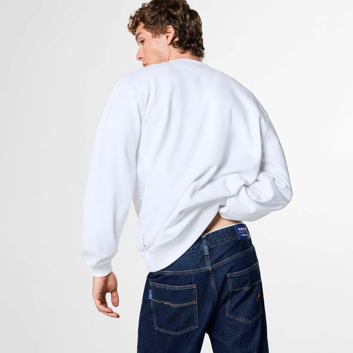 Red Bull Racing Sweat-Shirt À Col Rond Coupe Décontractée blanc, PEPE JEANS