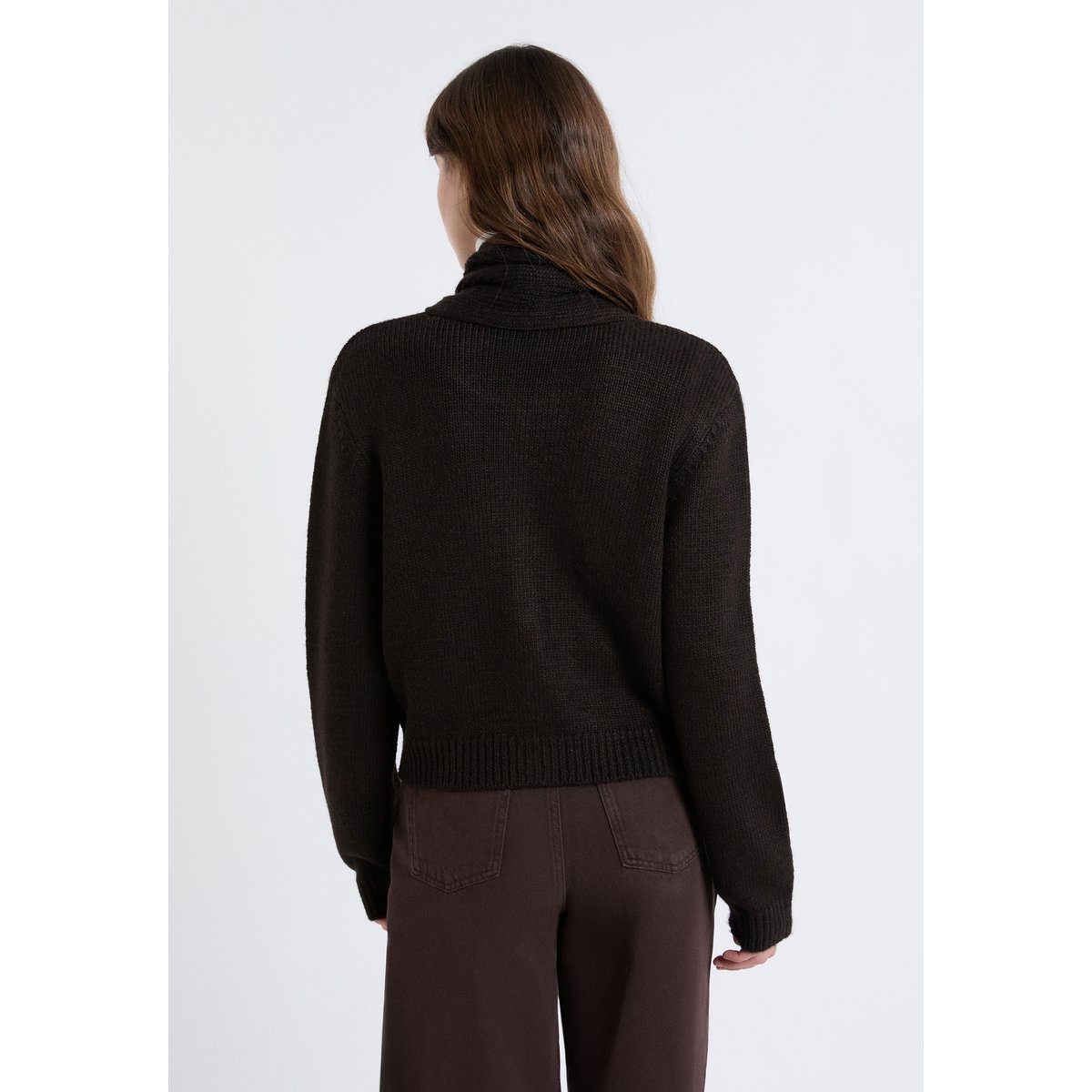 Gilet à nouer A AYA GILET marron, ETAM