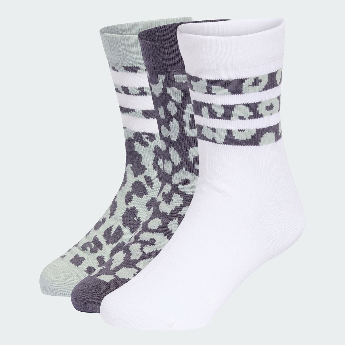 Chaussettes Leo Junior Filles (3 Paires) Chaussettes Leo Junior Filles (3 Paires) aurora onix / wonder sage / white, adidas Performance