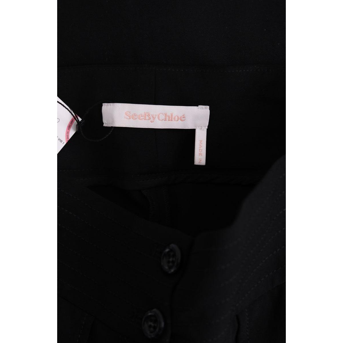 Pantalon court - Très Bon État noir, SEE BY CHLOE