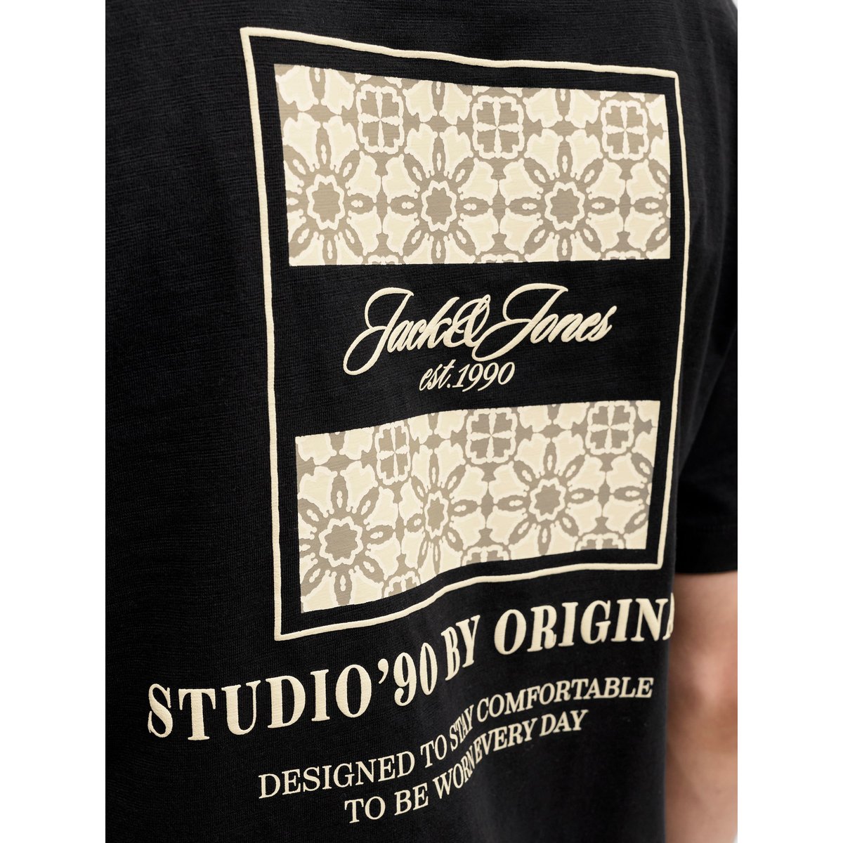 T-Shirt black 1, JACK & JONES