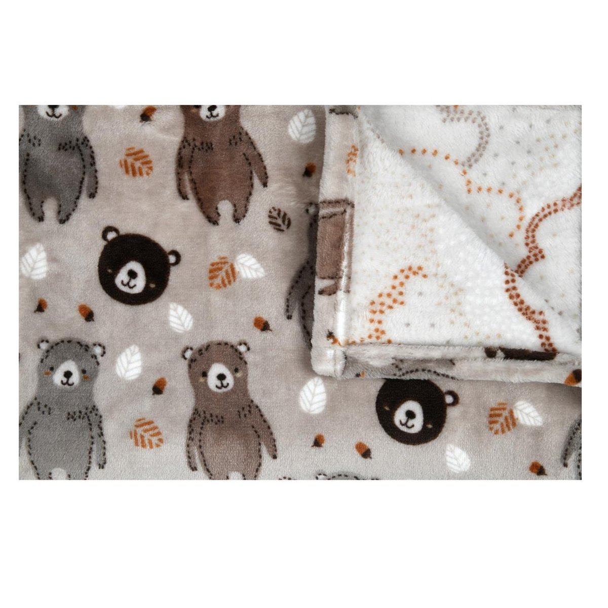 Plaid Ourson marron, EDEN