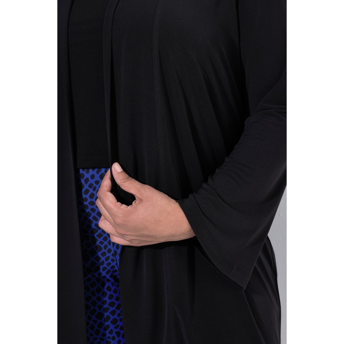 Veste en jersey noir, ULLA POPKEN