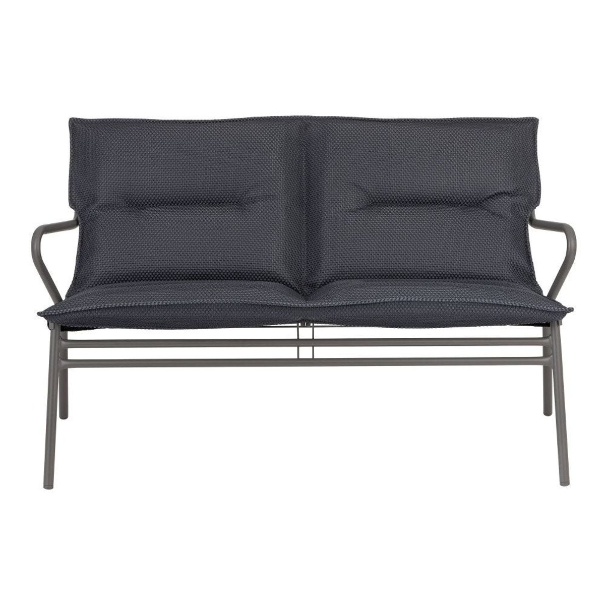 Banquette assise basse matelassée grand confort - VENCE gris dark grey, LAFUMA MOBILIER