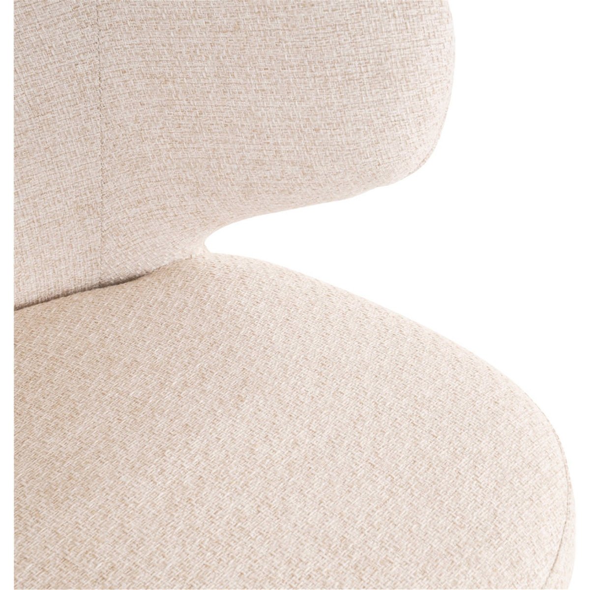 Chaise de repas outdoor en corde tressée beige alpine, RECOLLECTION