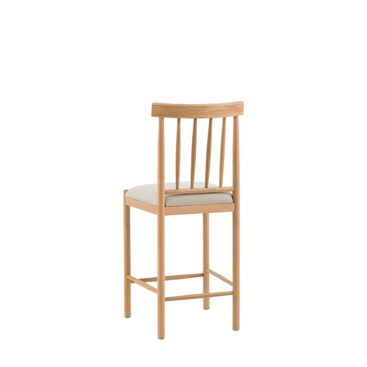 Set of 2 Ende Upholstered Bar Stools oak, ÉDITÉ