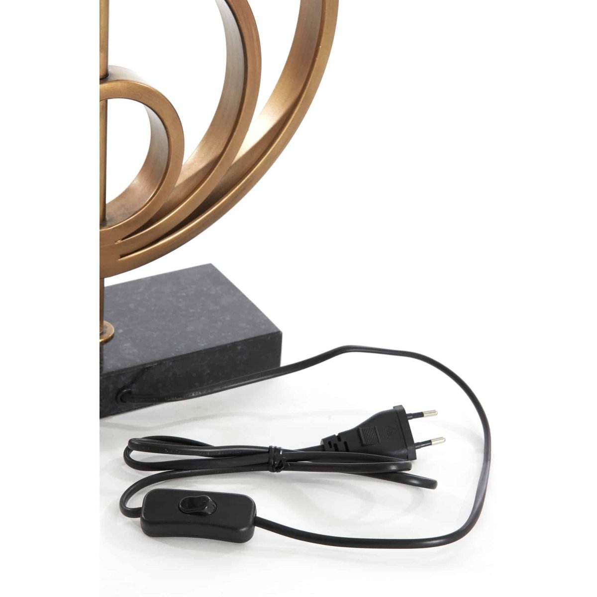 Base De La Lampe Métal CASSEL bronze, LIGHT & LIVING