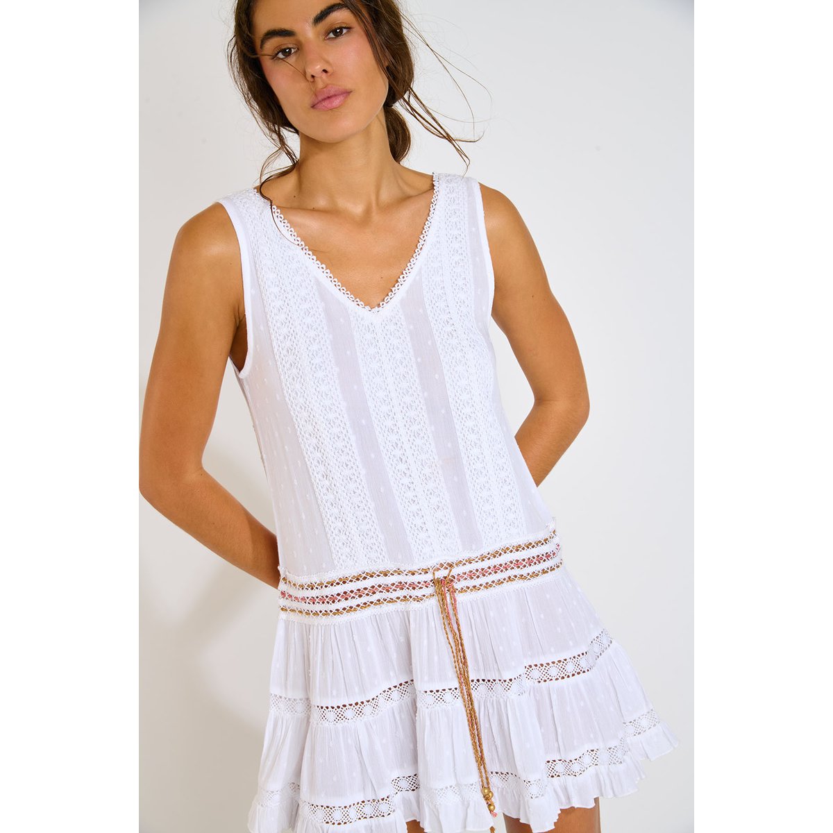 Tunique beachwear Martina - SEASTAR blanc, BANANA MOON