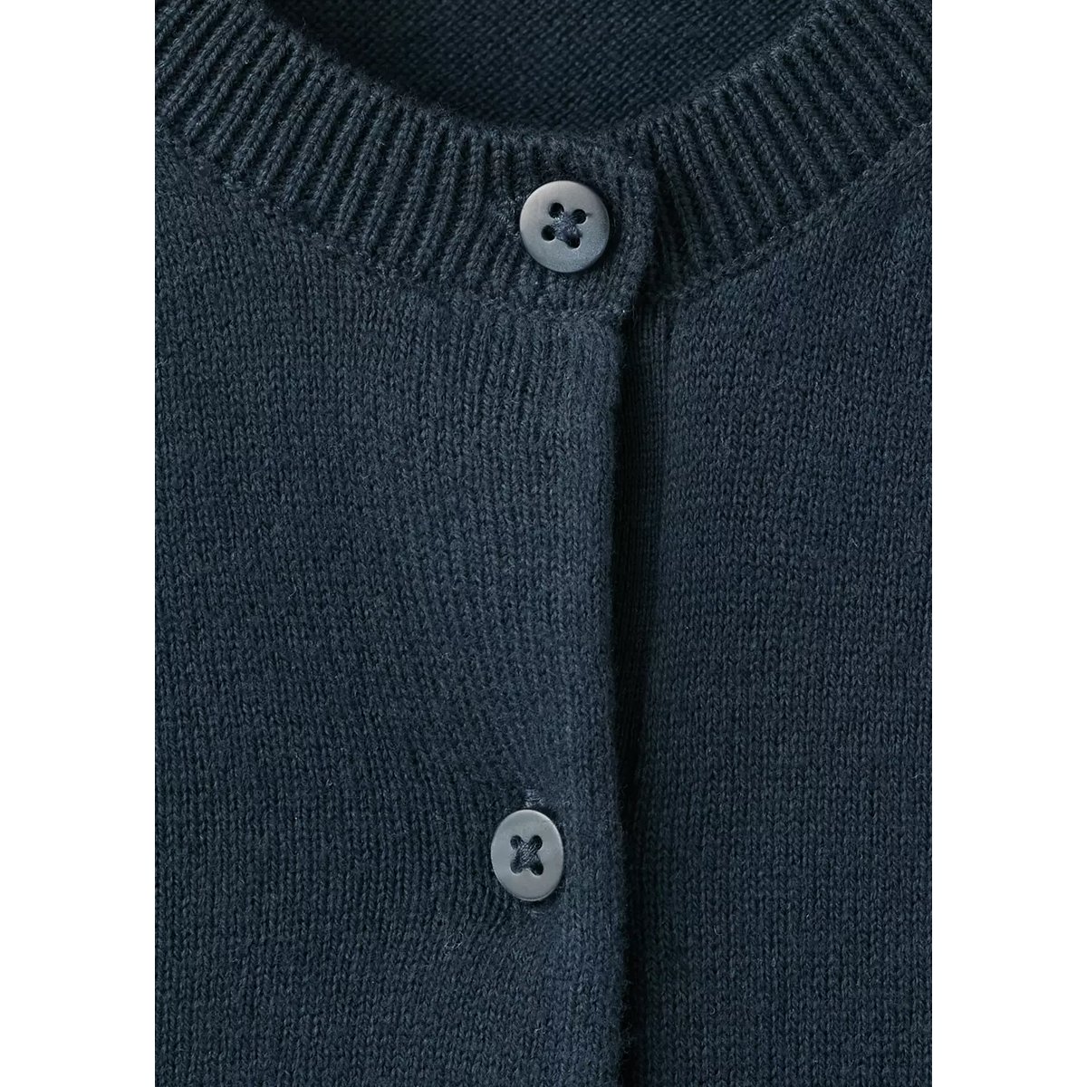 Cardigan en maille à boutons bleu marine, MANGO KIDS