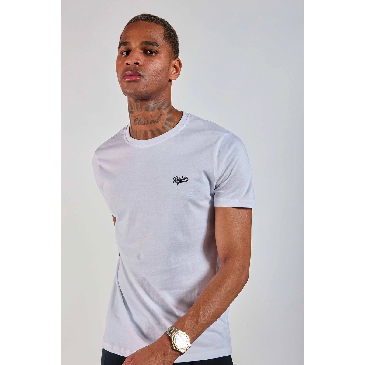 TEXTILE en coton TSHIRT ADULTE 231035 blanc, REDSKINS