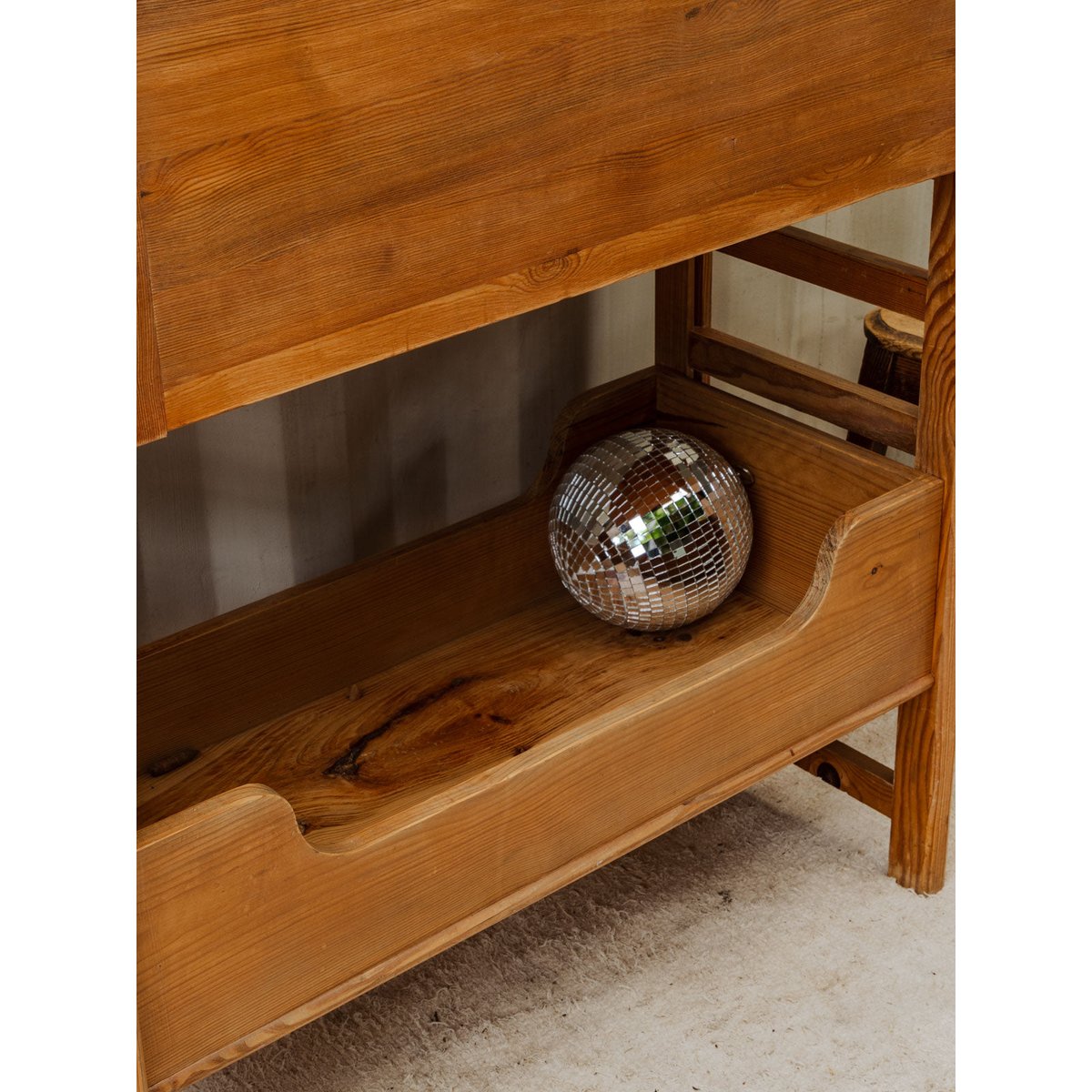 Secrétaire vintage en bois Honoré N°179 - Bon état bois clair, DEBONGOUT