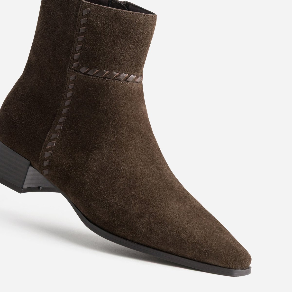 Boots en cuir LUNNA chocolat, ERAM