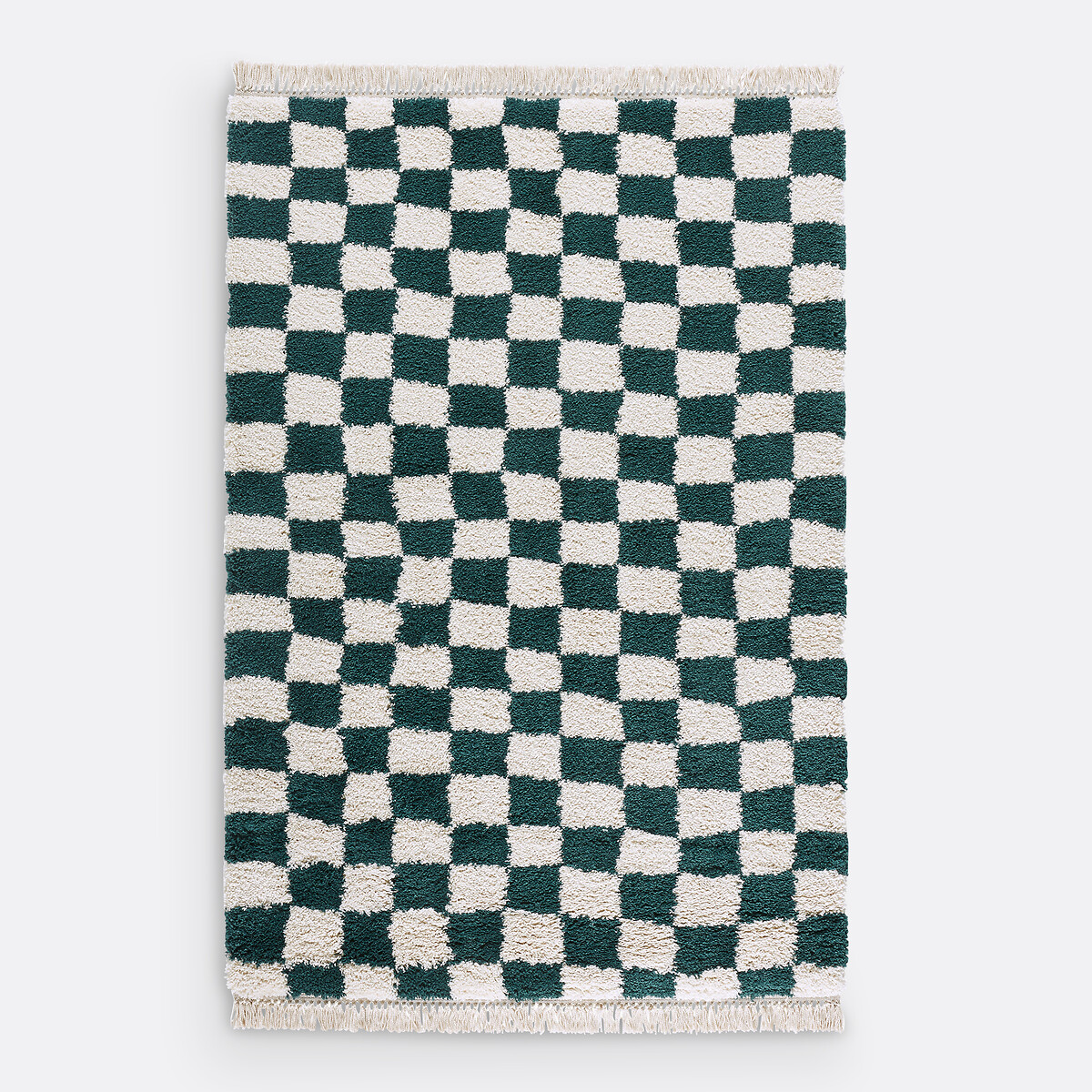 Tapis damier, Danito vert, LA REDOUTE INTERIEURS
