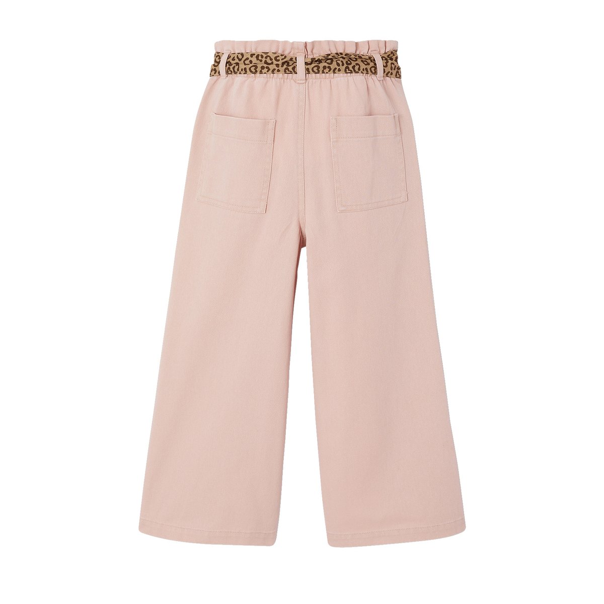 Pantalon large rose poudré, VERTBAUDET