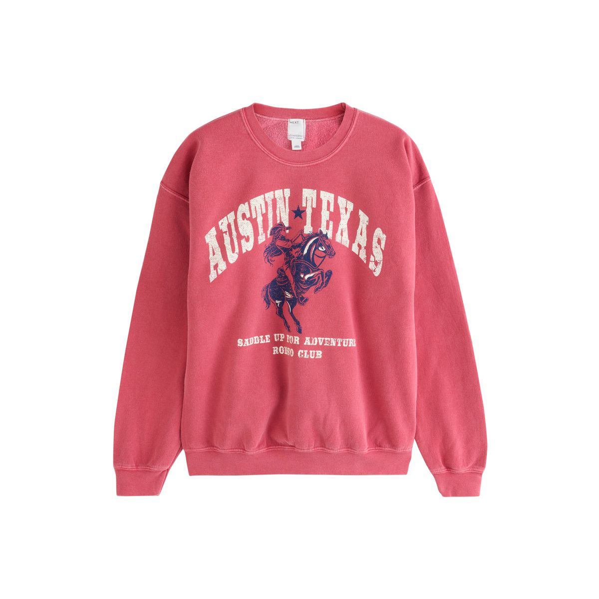 Sweat western rouge, NEXT