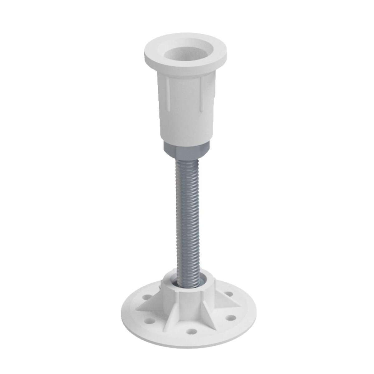 Lot de 8 pieds pour receveur de douche 8-11cm - Ajustables en hauteur LYRA couleur unique, MOB IN