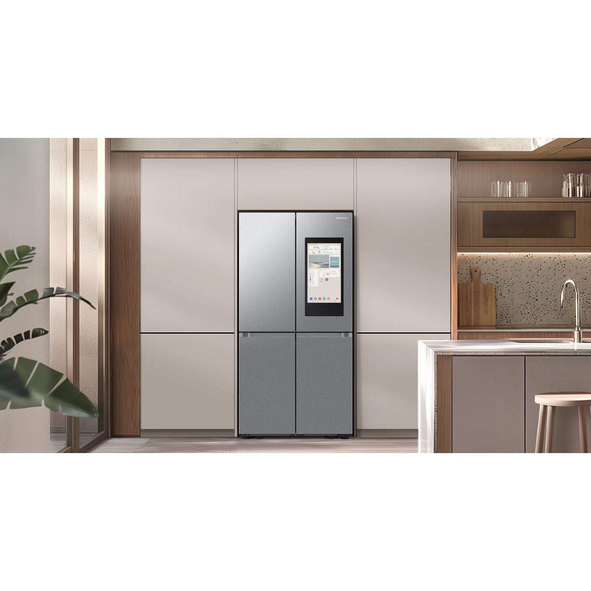 Réfrigérateur multi portes RF65DG9H0ESR family hub inox, SAMSUNG
