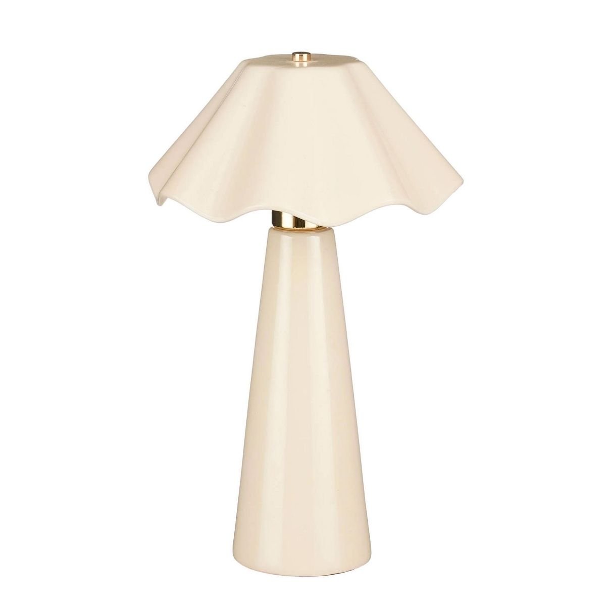 Lampe de table MEERA beige, MICA DECORATIONS