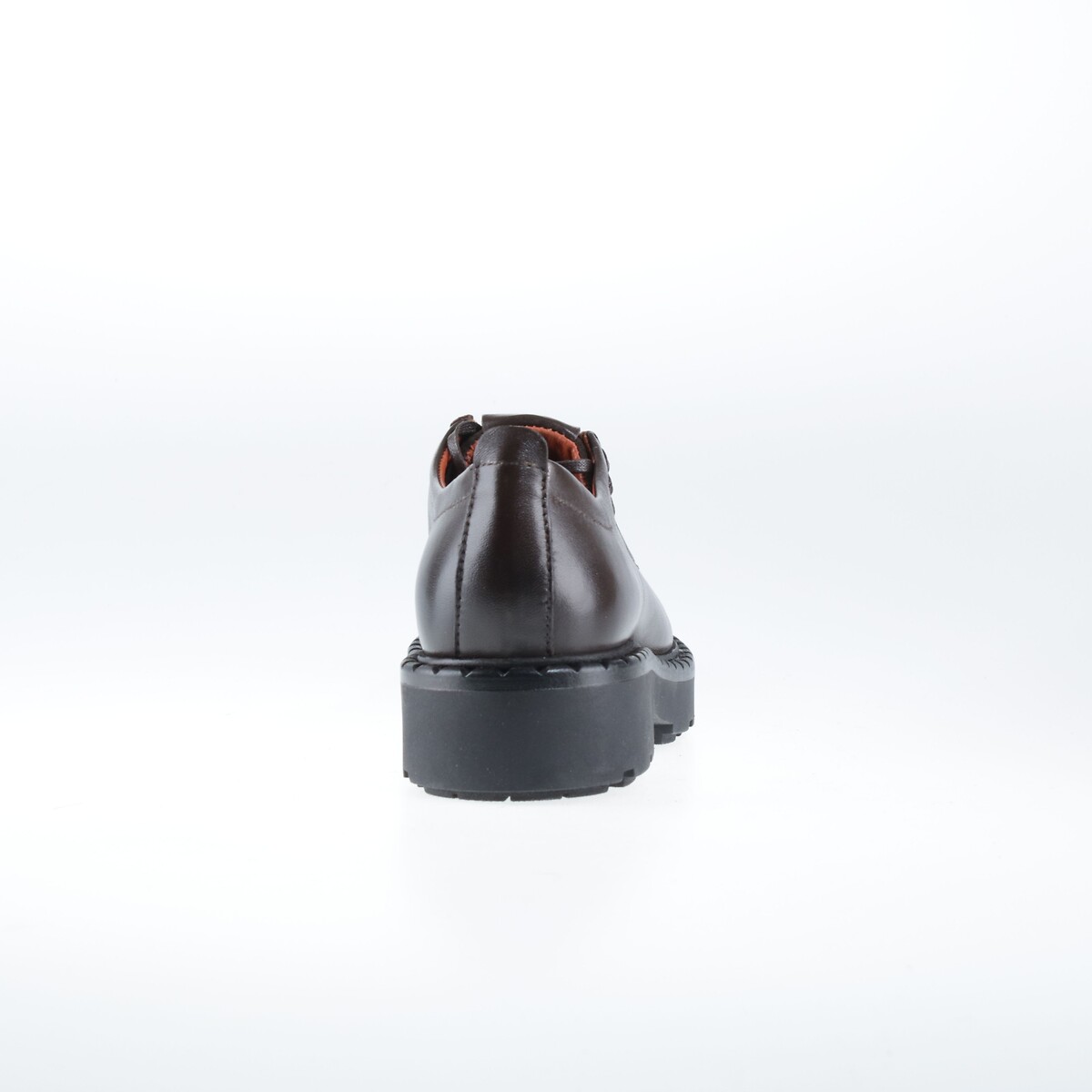 Derbies en cuir marron foncé, MJUS