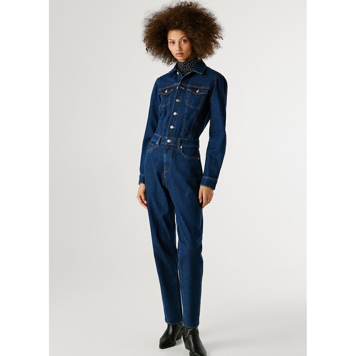 Mono largo vaquero VALA denim natural, PEPE JEANS