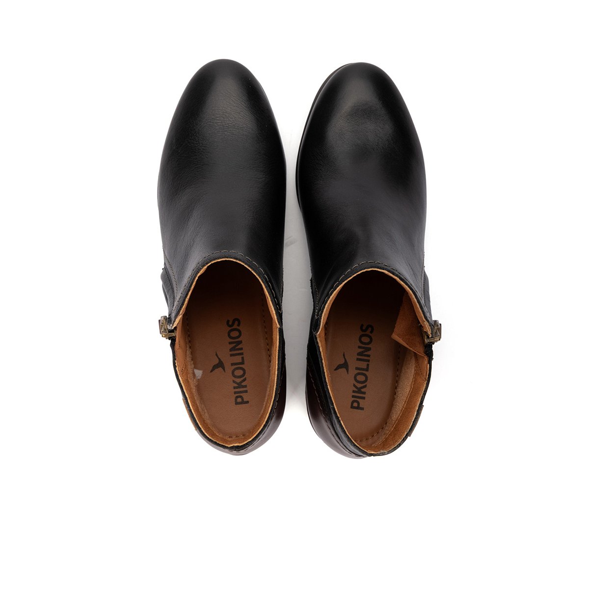 Bottines à talon cuir Malaga black, PIKOLINOS