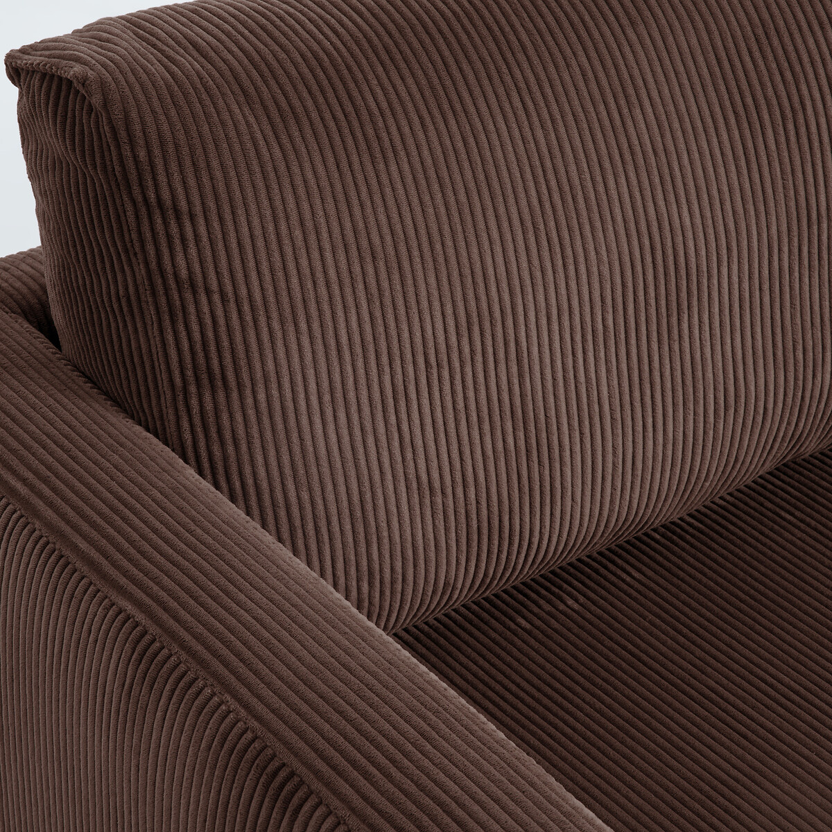 Sofá cama de 2 plazas, pana, Hani chocolate, LA REDOUTE INTERIEURS