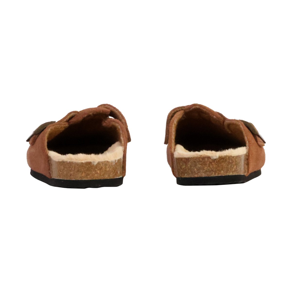 Mules Cuir cuero, NATURAL WORLD