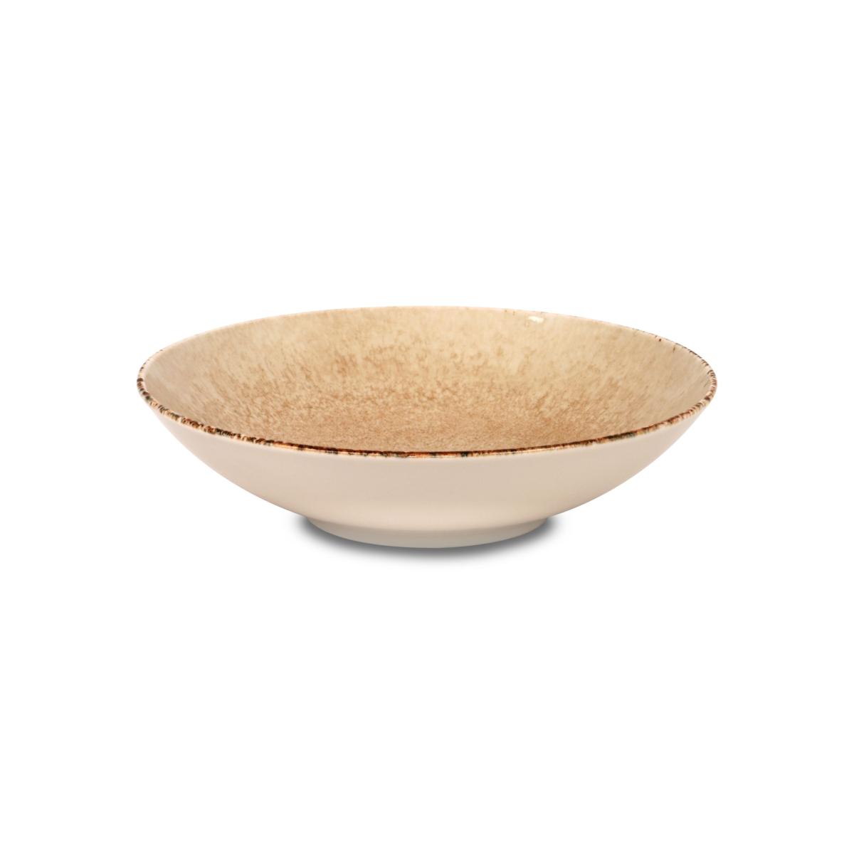 Service 18 pièces jaune en porcelaine - "Rivage Azur" couleur unique, LAGUIOLE CUISSON
