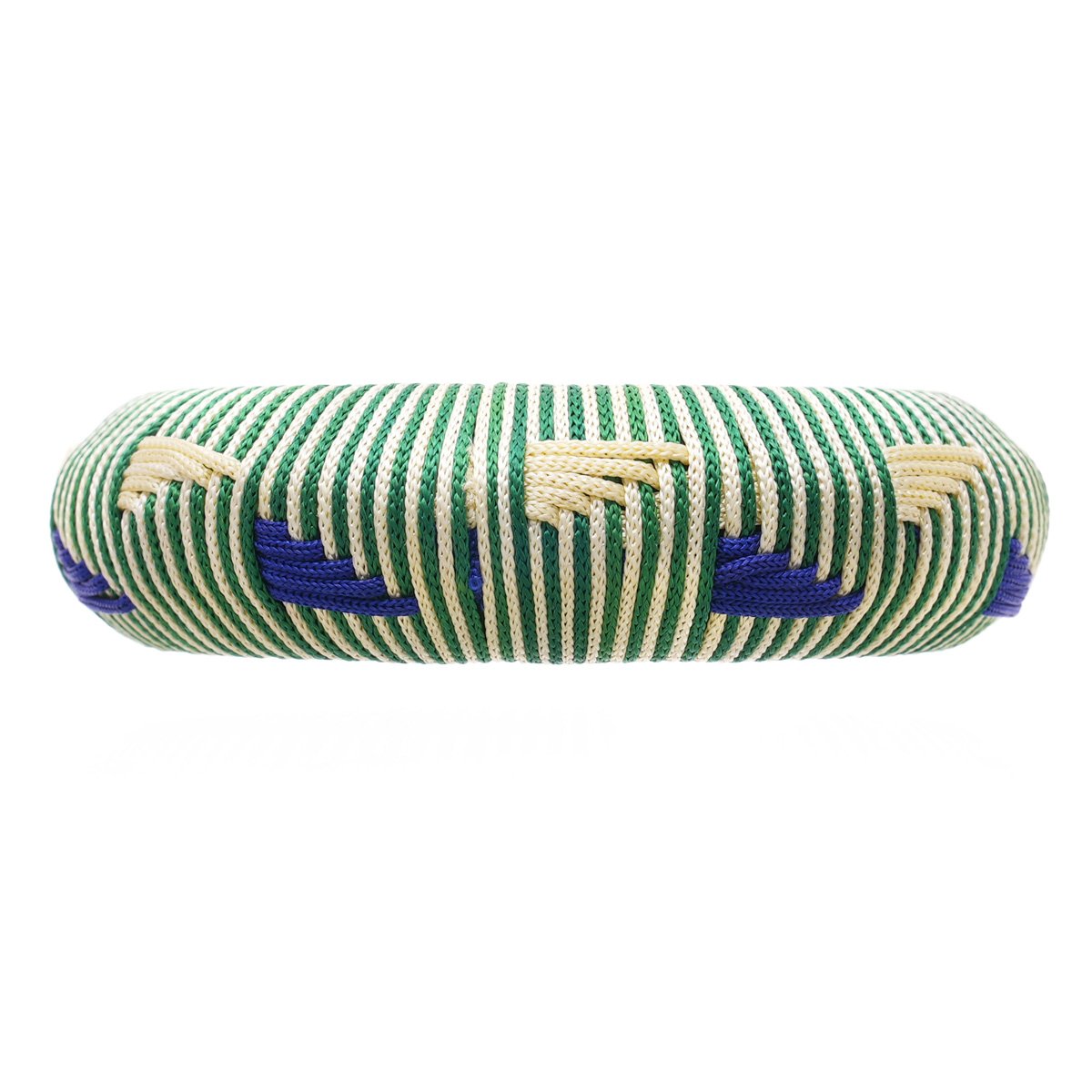 Bracelet jonc en tissu IMANIE vert, HIPANEMA