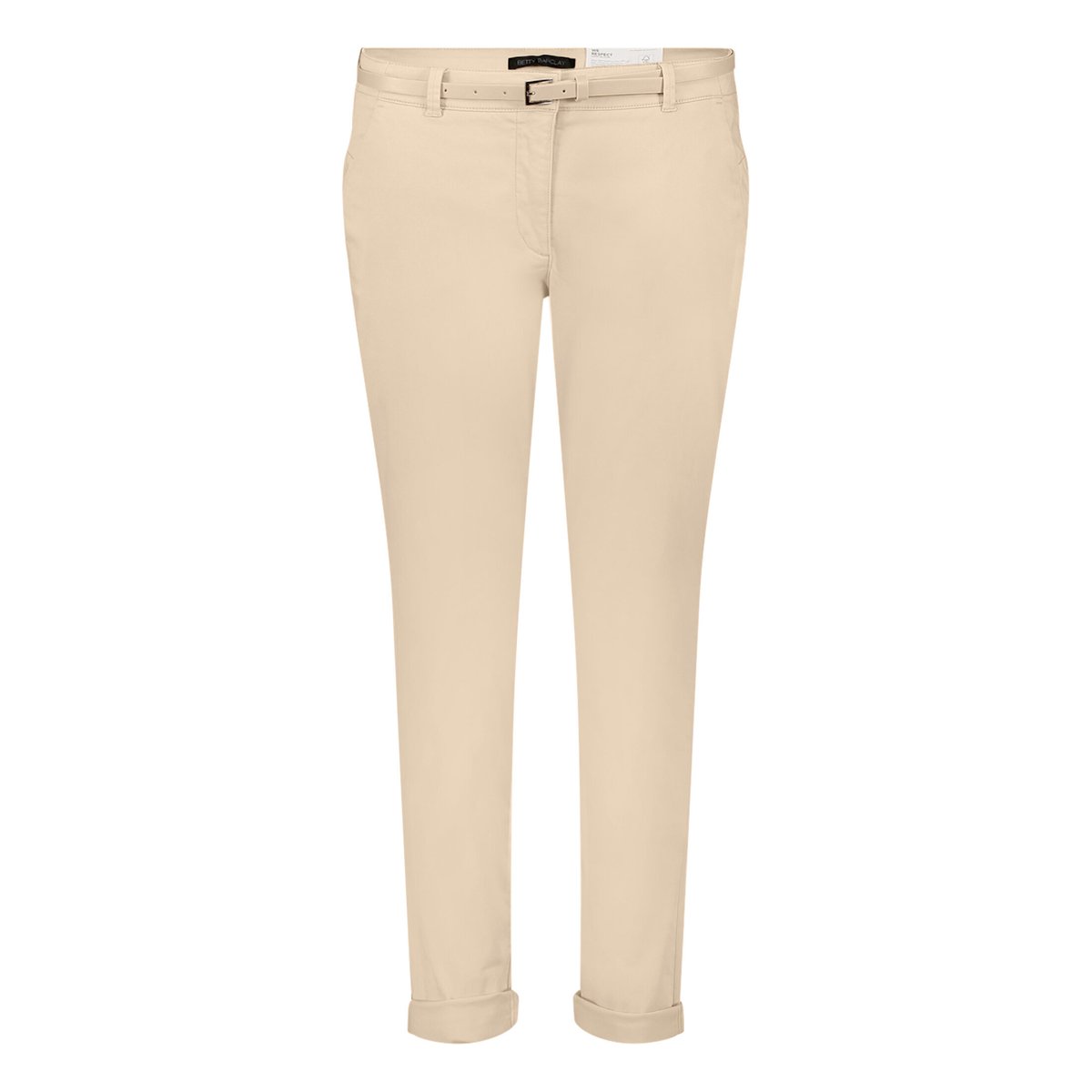Pantalon chino unicolore beige, BETTY BARCLAY
