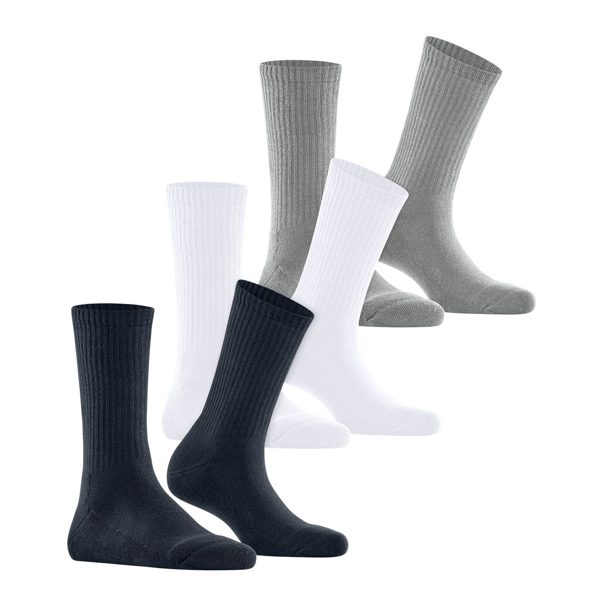 Chaussettes Crew 3-Pack marin, BURLINGTON