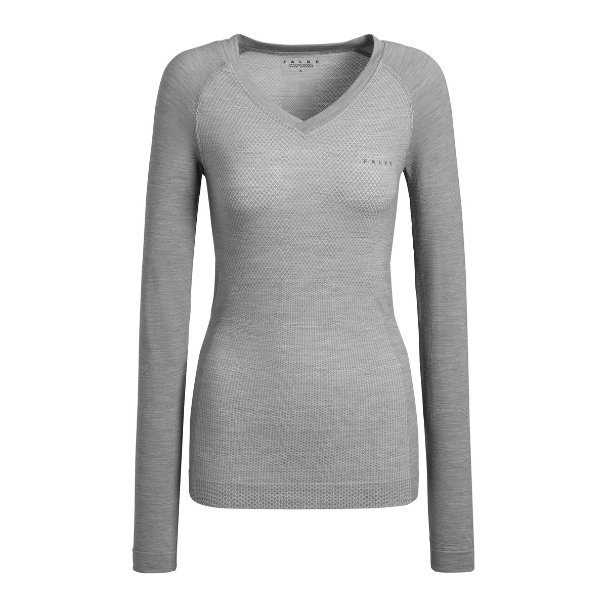 T-shirt manches longues gris, FALKE