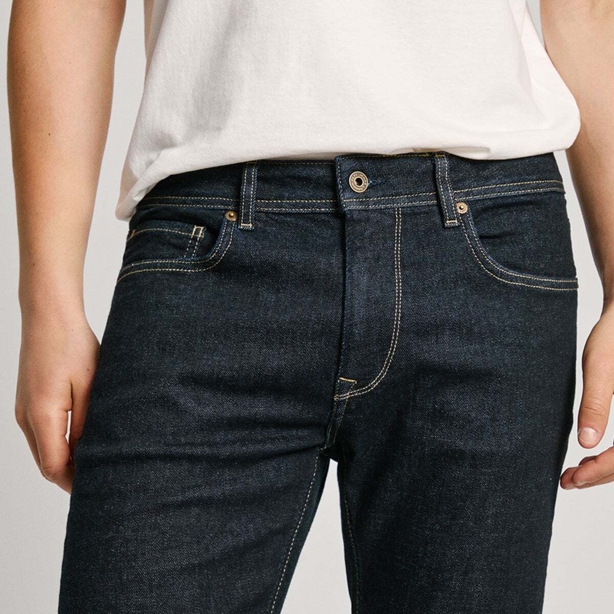 Jean Coupe Tapered, Taille Normale - Stanley rinse, PEPE JEANS